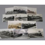A postcard collection, comprising railway history, mainly L & NW (180+ black & white, inc Real