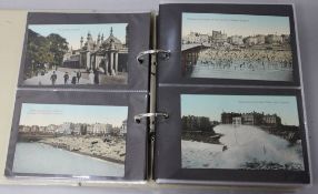 A postcard album of local views, Brighton, Lewes, etc.