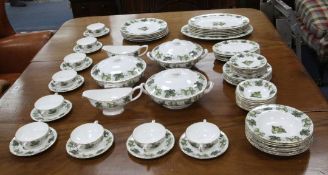 A Royal Worcester Hop pattern dinner service