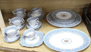 A Wedgwood Florentine dinner and tea service for six