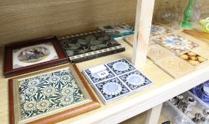 A collection of Victorian tiles