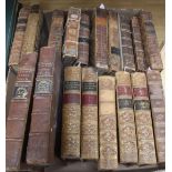 Addison (J), The Works, London, 1741, Vols I & IV (of 4), 2nd ed and sundry other leather-bound