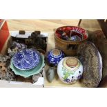 A quantity of mixed Oriental wares