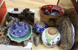 A quantity of mixed Oriental wares