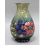 A large Moorcroft Hibiscus vase