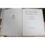 Kipling, Rudyard - Sea and Sussex, 1 of 150 large paper copies, signed by the author, illustrated by