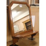 A Victorian mahogany bracket wall mirror, H.56cm