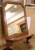 A Victorian mahogany bracket wall mirror, H.56cm