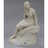 A Copeland parian figure of Sabrina, modelled by Marshall
