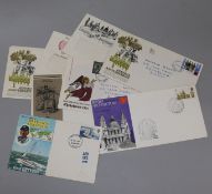 A collection of mixed stamps