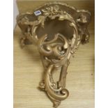 A gilt wall bracket (a.f.)