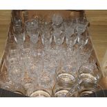 A quantity of mixed glasses