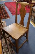 A set of six George III cottage dining chairs