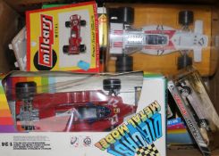 Two boxes of Polistil diecast models and other diecast models