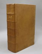 Cooper, Thomas - Thesaurus Linguae Romanee et Britannicae, 3rd edition, folio, rebound calf with new