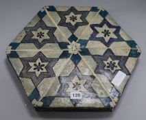An Islamic tile