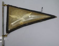 An original WWII German Luftwaffe pennant