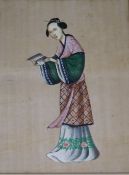 A Chinese figurative painting