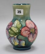 A Moorcroft Hibiscus vase