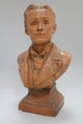 A bust, signed Carter, Clapham 1895