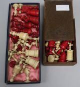 Two part chess sets