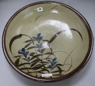 A large pottery charger