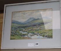 Bertram Morrish, watercolour, landscape, 25.5 x 37cm