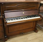 A Rud. Iback & Sons upright piano, W.145cm
