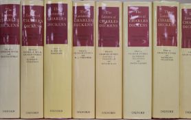 Dickens, Charles - The Letters of Charles Dickens, 12 vols, Pilgrim edition, 8vo, red buckram in d.