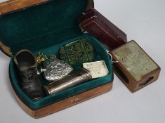 A quantity of mixed collectables, jade etc