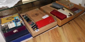 A collection of fountain pens and pencils