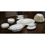 A Minton Dryden patterned dinner service