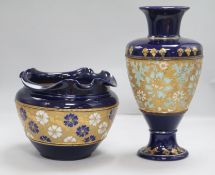 Two Royal Doulton Slater's patent vases