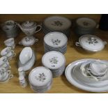 A Noritake tea and dinner service, twelve place settings