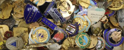 A collection of badges