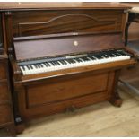 A Rud. Iback & Sons upright piano, W.145cm