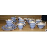 A Staffordshire part teaset