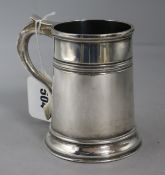 A George V silver tankard, Chester 1930, Stokes & Ireland Ltd