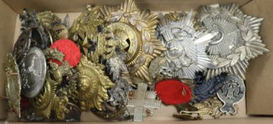 A collection of military badges