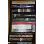 A collection of military history books (3 boxes)