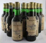 Fourteen bottles of 1981 Royal Wedding Madeira Special Reserve Bual, four without labels, the rest