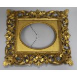 A Florentine giltwood frame