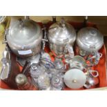 A quantity of plated wares