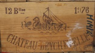 A case of 12 bottles of Chateau Beychevelle 1976