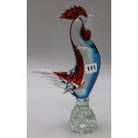 A Murano glass bird