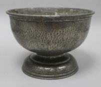 A Liberty & Co pewter bowl