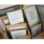 A quantity of assorted paintings and prints, including Views of London