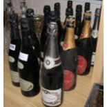 5 bottles of Champagne (Bouzy/Telmont) and 10 bottles of Bouzy Rouge 1973