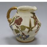 A Royal Worcester fluted jug