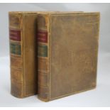 Two Victorian leather bound illustrated bibles